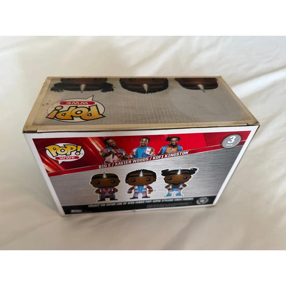 Funko Pop WWE The New Day 3 Pack Big E Xavier Woods Kofi Kingston Toys R Us Excl